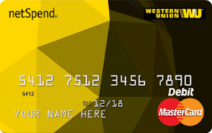 Western Union NetSpend Prepaid MasterCard Login