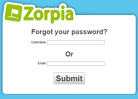 Zorpia Login Account 