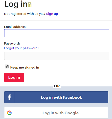 Meetup Login