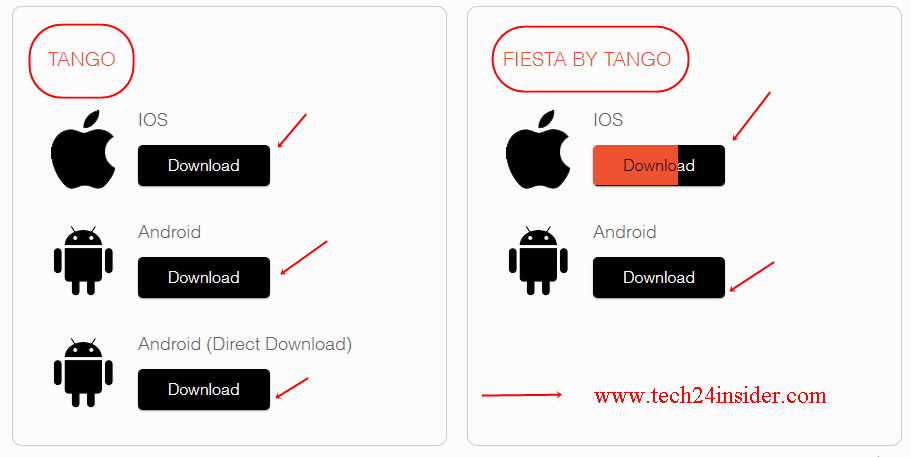Download Tango App