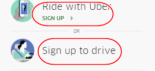  Uber Ride Sign Up