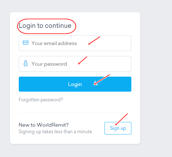 WorldRemit.com - WorldRemit Login | World Remit Sign Up | WorldRemit App Download