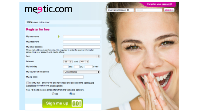 Meetic Sign up – Meetic Registration – Create Meetic.com Account