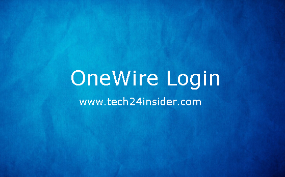 OneWire Login – OneWire Account Login – OneWire Sign Up