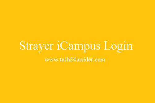 Strayer iCampus Login – Strayer iCampus Online Portal
