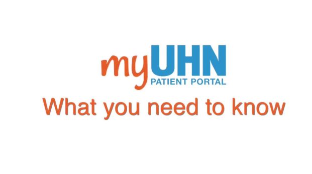myUHN Patient Portal – myUHN Patient Login