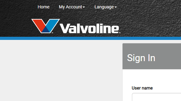 myvalvolineaccount.com