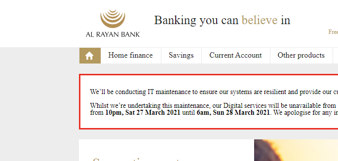Al Rayan Bank Online Banking | Al Rayan Bank Login | www.alrayanbank.co.uk
