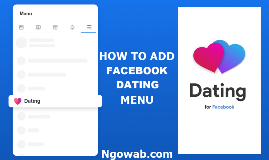 How To Add Facebook Dating Menu On Facebook App
